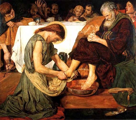 Christ Washing the Feet of St Peter, Ford Madox Brown