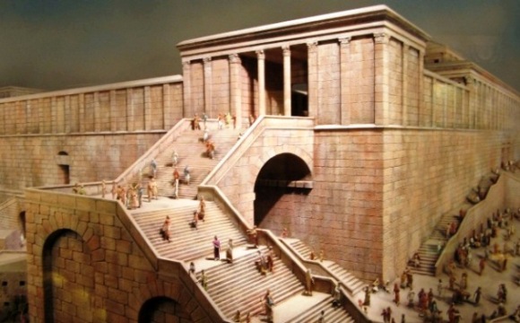 model Jerusalem stairway