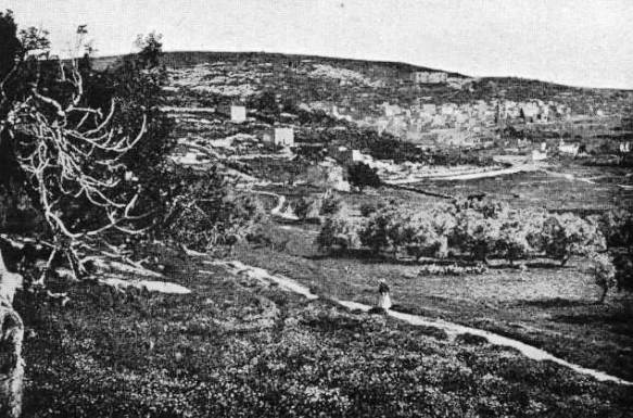 The village of Nazareth in the 19th century 