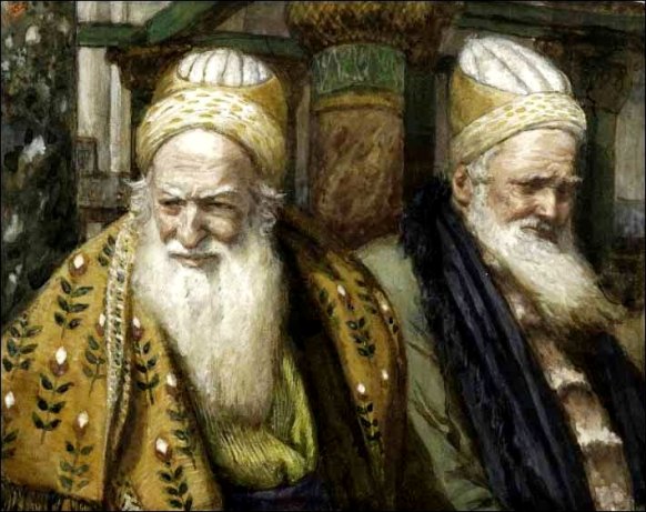 Annas and Caiaphas' by James Tissot