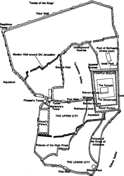 Jerusalem, ground plan