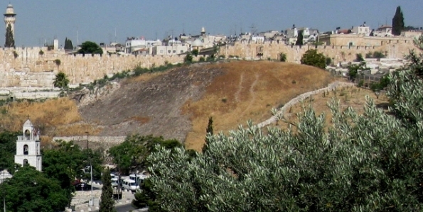 One of the possible locations of Calvary