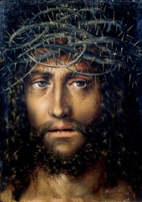 The Crown of Thorns, Cranach, painting