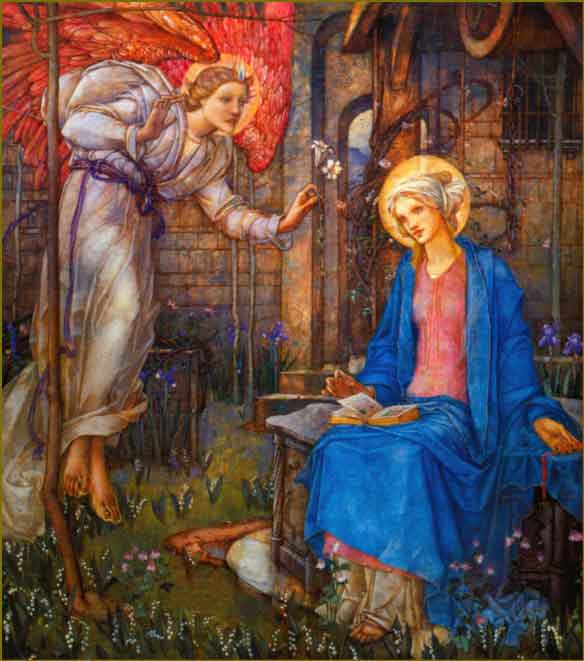 Annunciation, Edward Frampton