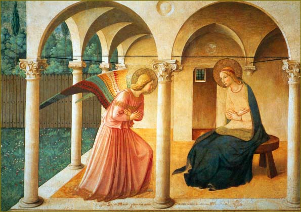 Annunciation, Fra Angelico, 1438