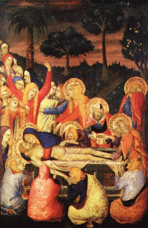  Entombment of Christ, Simone Martini