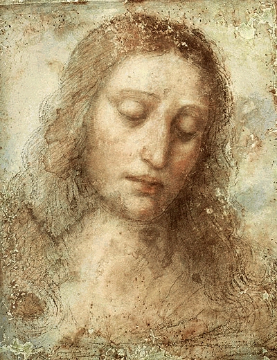'Head of Christ', Leonardo da Vinci