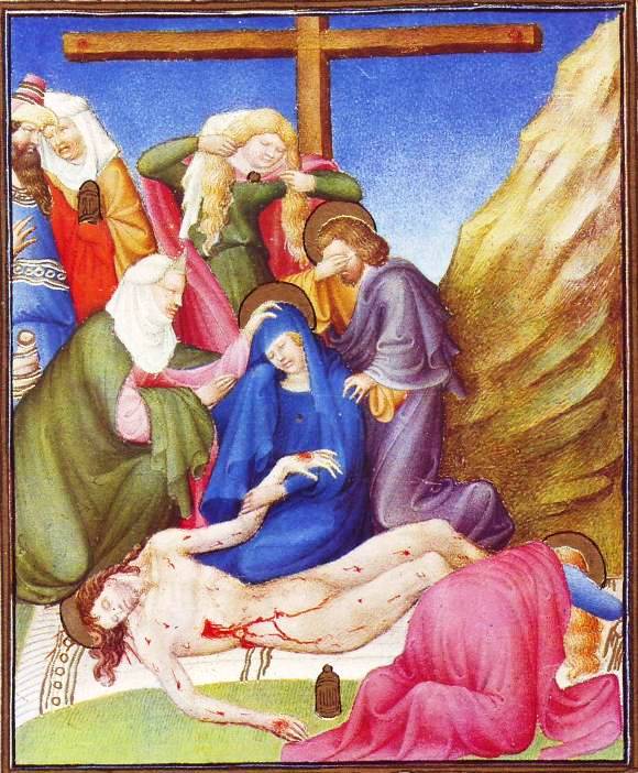Mary, John & the women mourn for Jesus