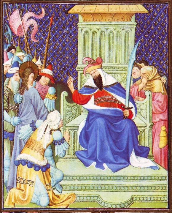Painting of Jesus before Pilate