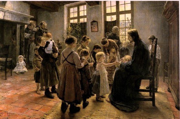 Suffer the Little Children, Fritz von Uhde, 1884