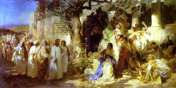 'The First Meeting of Christ and Mary Magdalene', Henryk Siemiradzki,1873