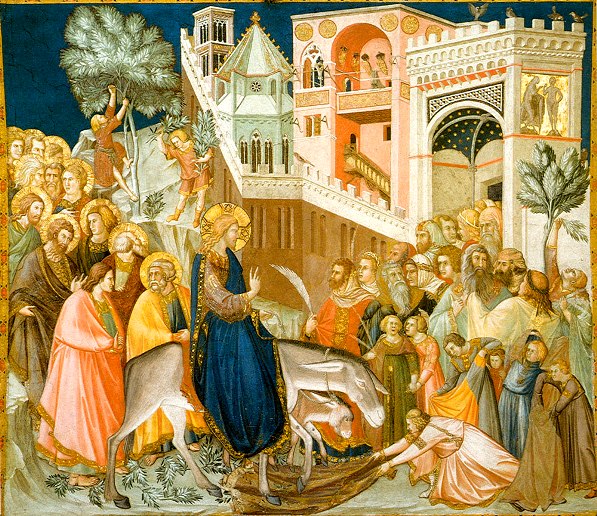 Entry into Jerusalem, the Assisi frescoes