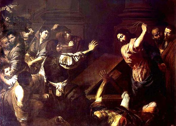 Expulsion of the Money-Changers by Jesus, Valentin de Boulogne