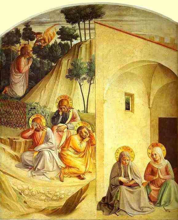 The Agony in the Garden, Fra Angelico, fresco, 1450