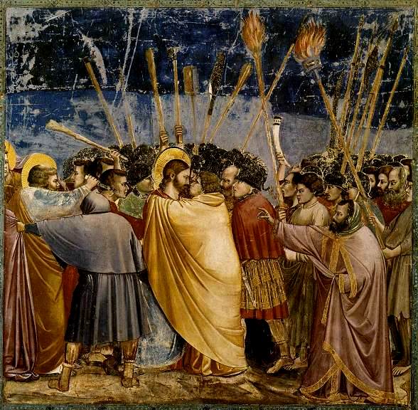 The Betrayal of Jesus, Giotto di Bondone, 1304