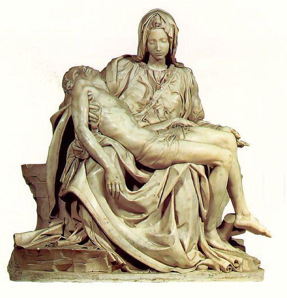 The 'Pieta' by Michelangelo